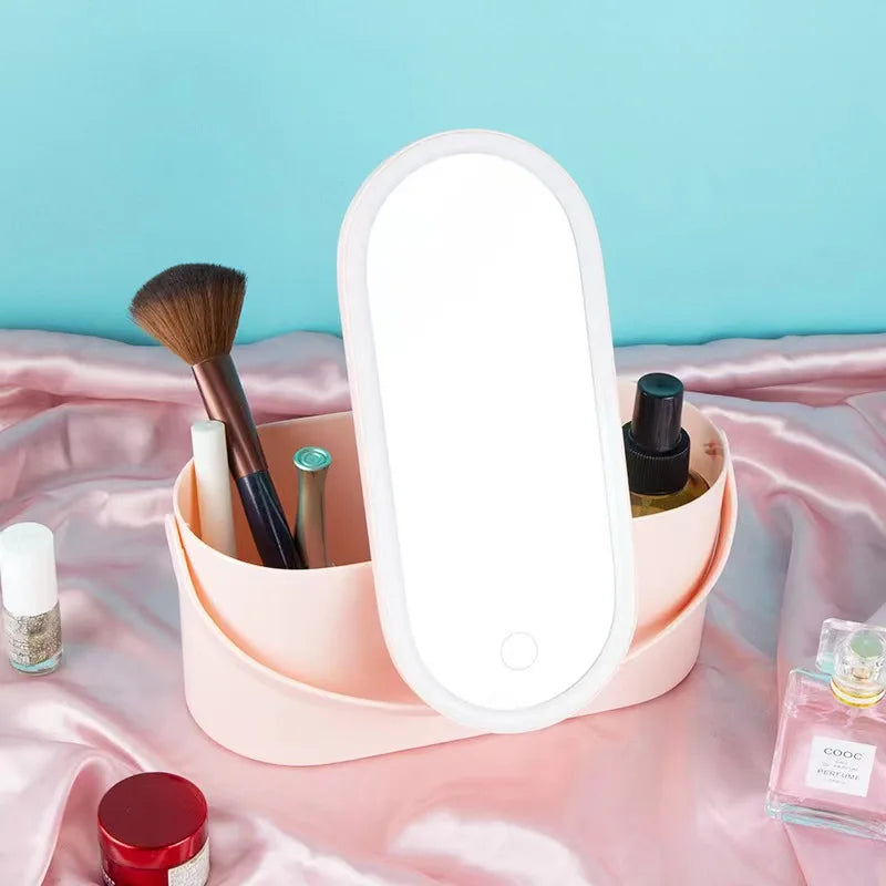 GlamBox™ - Organiseer je make-up met LED-verlichting [Laatste dag korting]