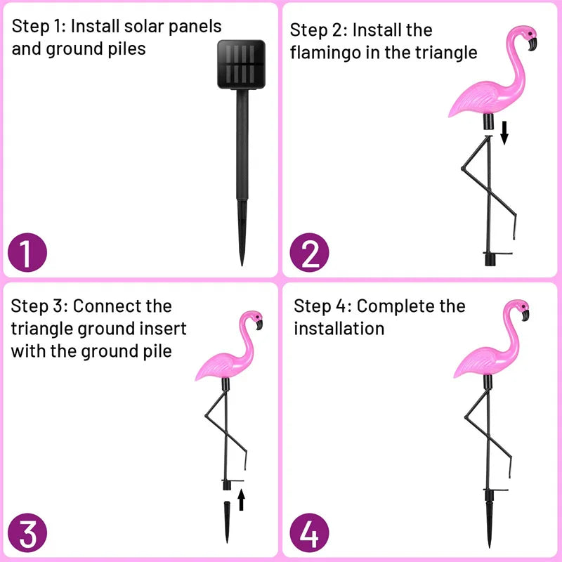 1+1 GRATIS | FlamLit - Flamingo Solar Light [Laatste dag korting]