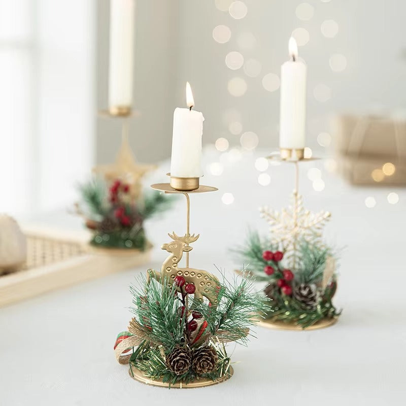 1+1 GRATIS | HolidayCandle™ - Kerstkaarshouder [Laatste dag korting]