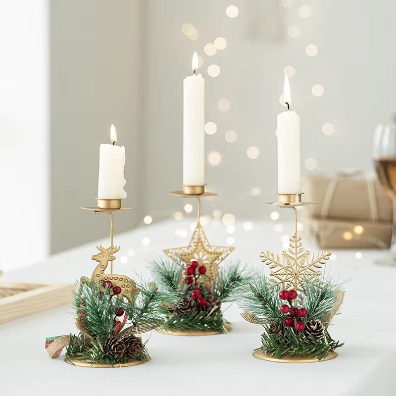 1+1 GRATIS | HolidayCandle™ - Kerstkaarshouder [Laatste dag korting]