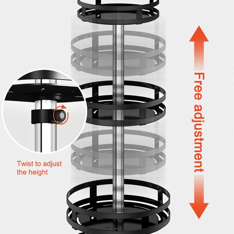 CondimentsGalore™ - 360° Draaibaar Multifunctioneel Opbergrek