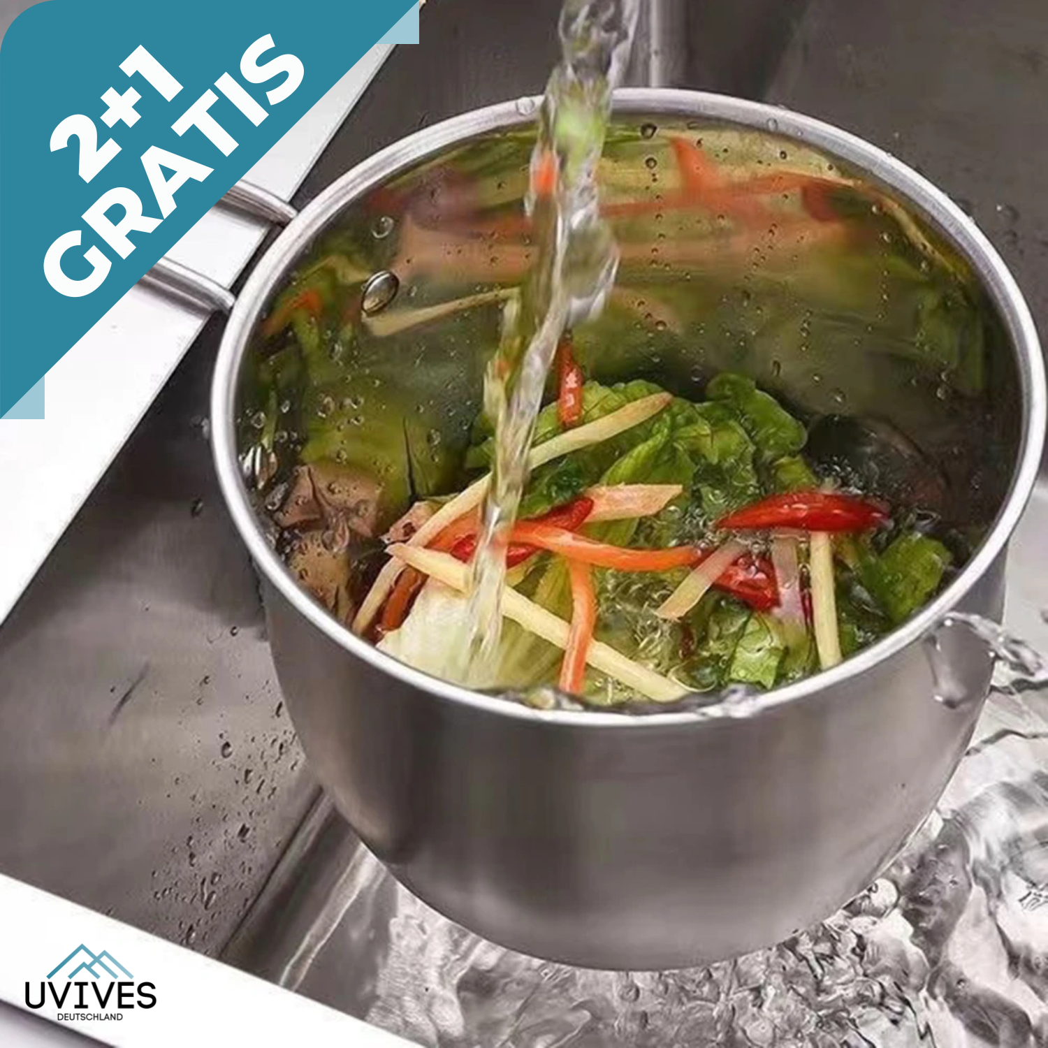 2+1 GRATIS | SinkGuard - Maak een einde aan verstopte afvoeren en chaos in de gootsteen!