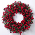 Kerstkrans | Cipresgroen & Rode Bessen | Binnen & Buiten