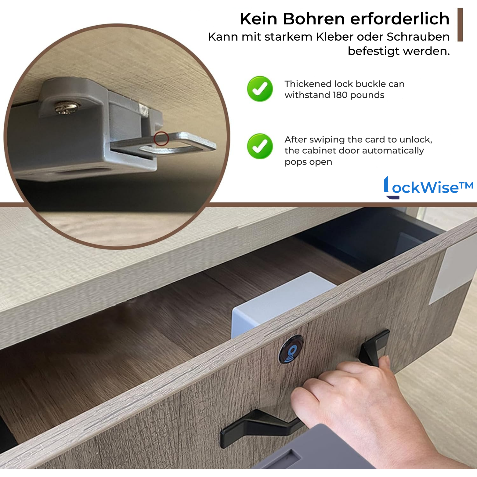 Strakke RFID-kastsleutel voor beveiligde deuren en laden