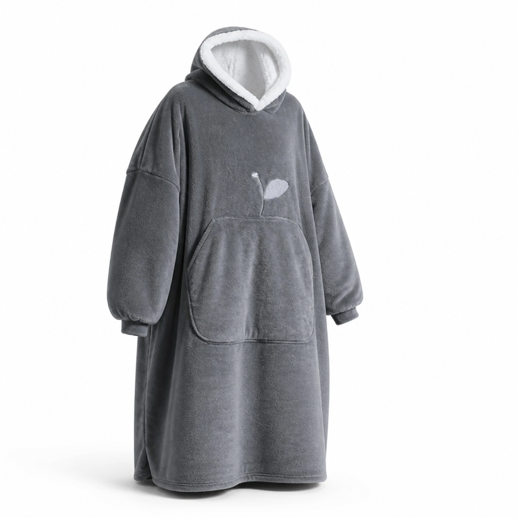 Oversized fleecehoodie | Zachte fleece | Kangoeroezak | Comfortabele pasvorm