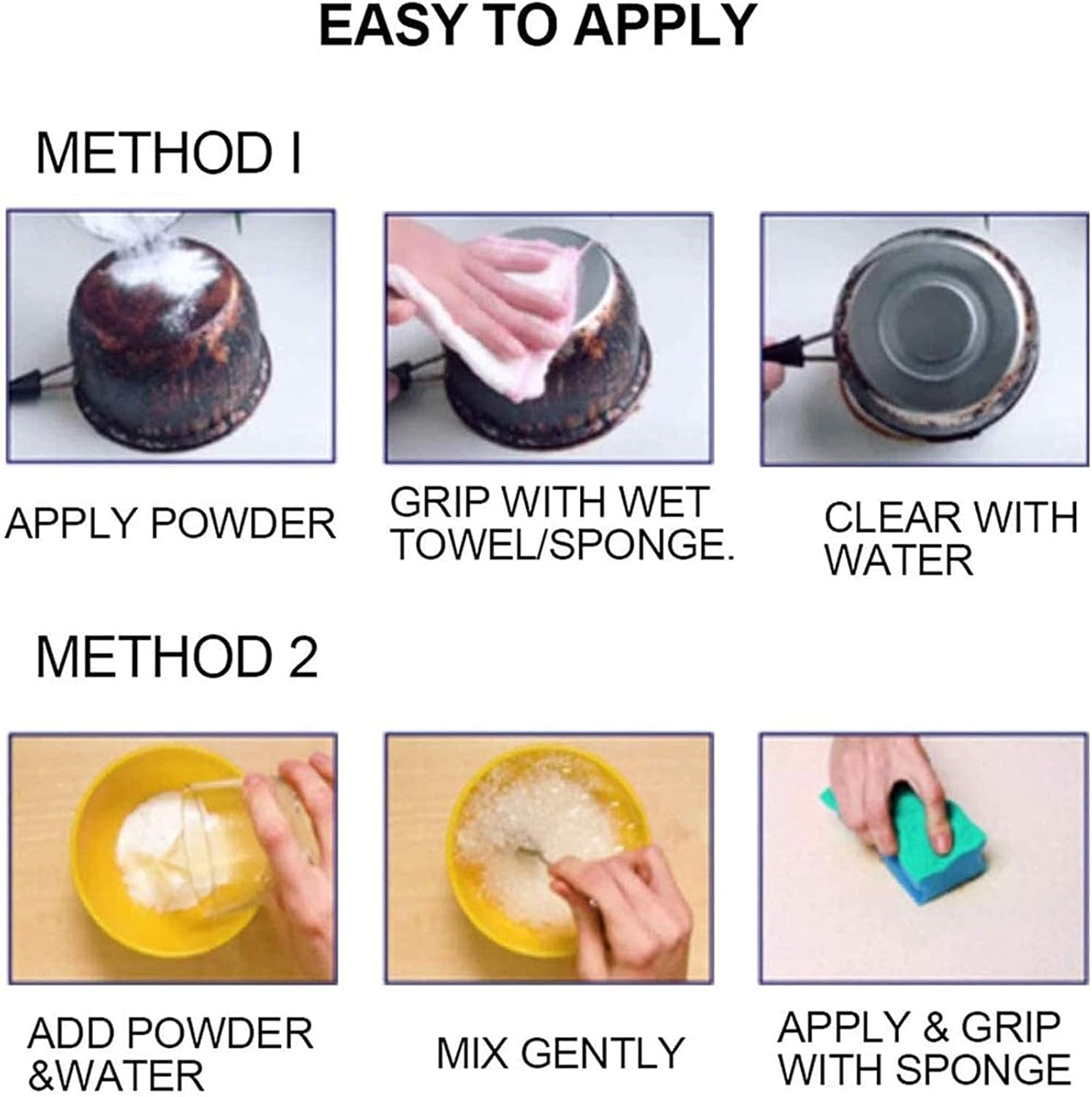 Natuurlijke Vlekkenverwijderaar Poeder Set voor Hardnekkig Vet en Vuil