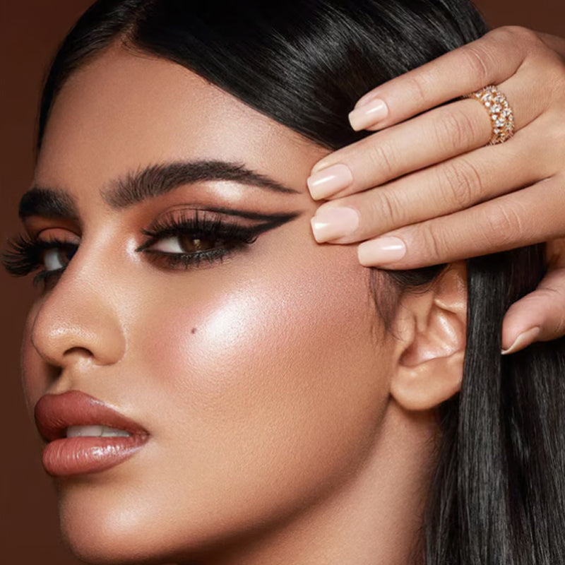 3-in-1 Oogschaduw, Eyeliner en Wimpers Sticker Set voor Directe Glamour