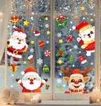 Wateraanbrengbare raamstickers voor winterse raamdecoratie