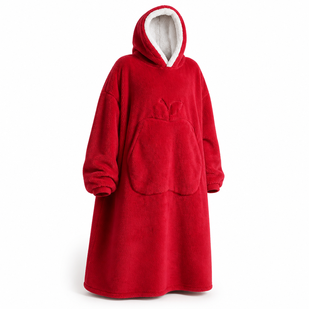 Oversized fleecehoodie | Zachte fleece | Kangoeroezak | Comfortabele pasvorm
