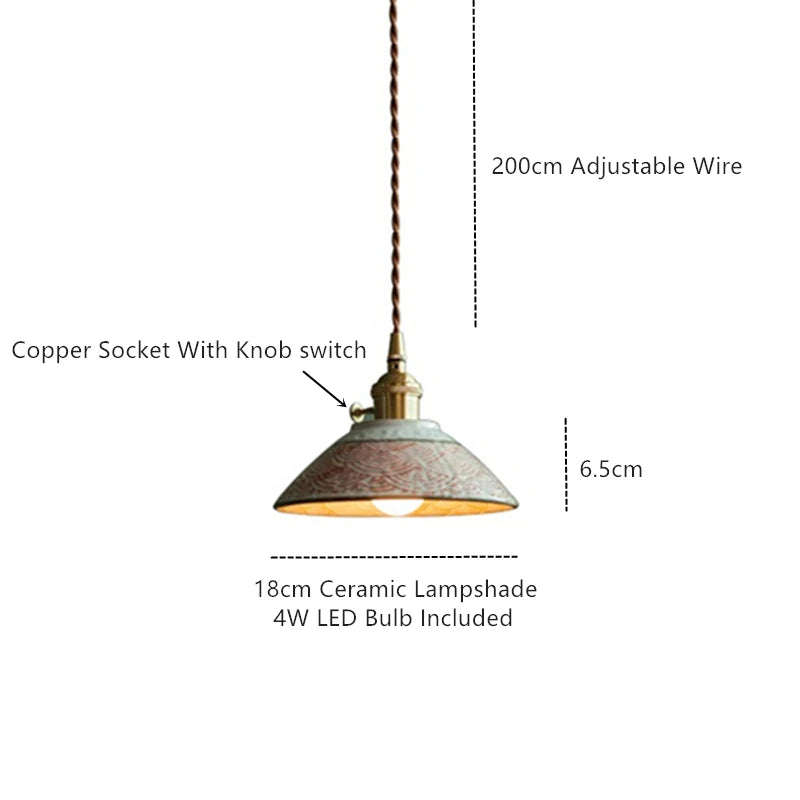 Ceramische hanglamp