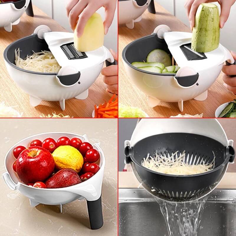 VeggiPro - 7-in-1 groentesnijder met accessoires