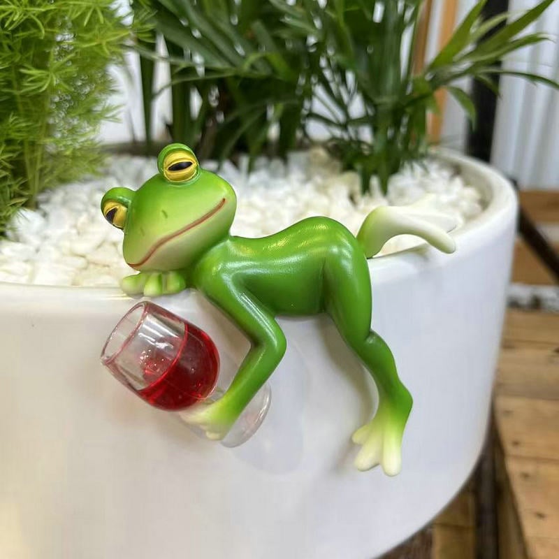 FrogWhimsy - De brutale decoratie voor potten & tuinen