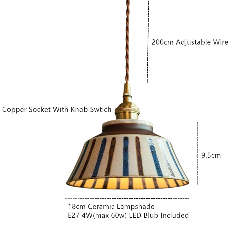 Ceramische hanglamp