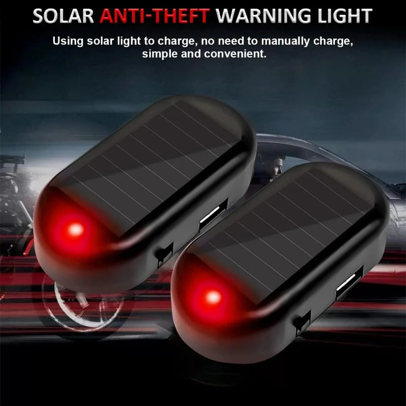 Zonne-energie Auto Alarm Beveiligingslamp