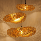 Handgemaakte bamboe hanglamp