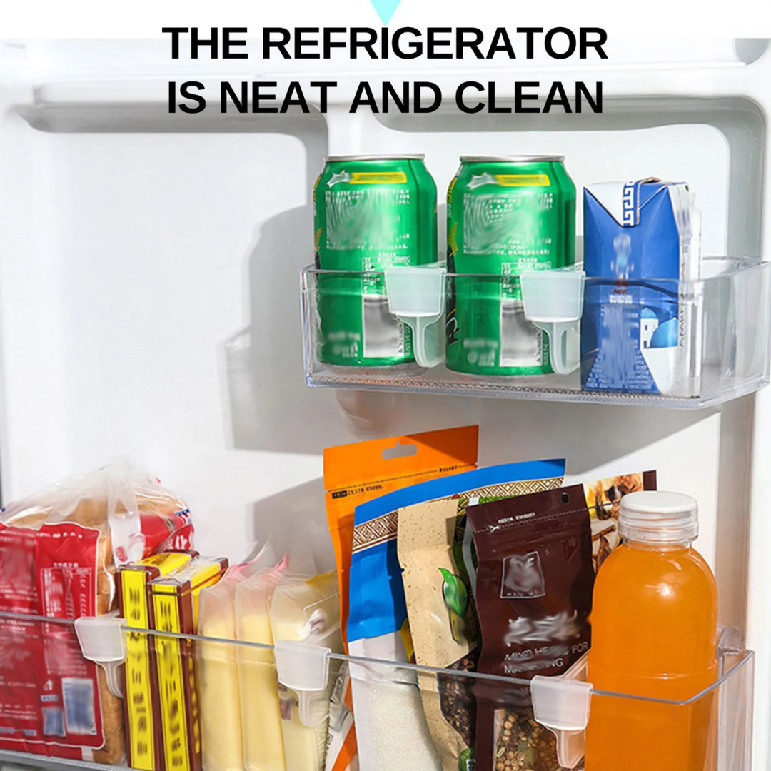 Keuken koelkast organizer container set voor nette opslag