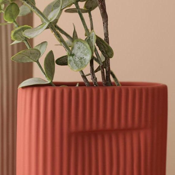 Moderne keramische vaasset voor woondecoratie