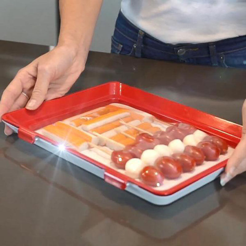 2+1 GRATIS | SealTray - Creatieve schaal voor het bewaren van voedsel