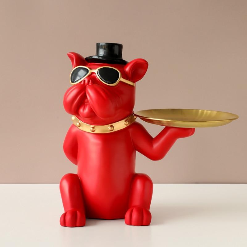 Moderne fluwelen bureau-organizer voor stijlvolle opberging