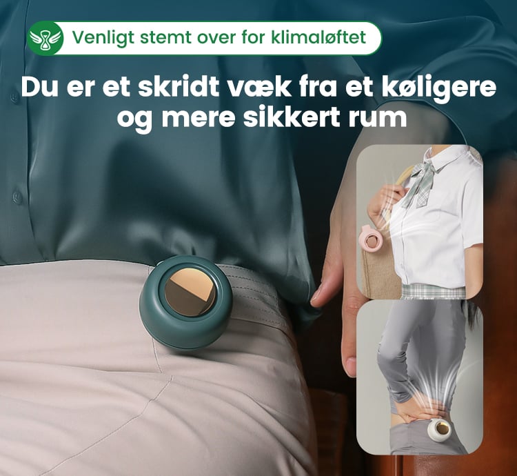 BreezeClip - je draagbare frisheid, altijd en overal