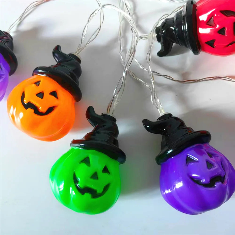 Halloween Pompoen Slingerlichten USB Batterij Aangedreven Binnen Buiten Decoratie