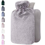 Warmwaterkruik met comfortabel pluche omhulsel