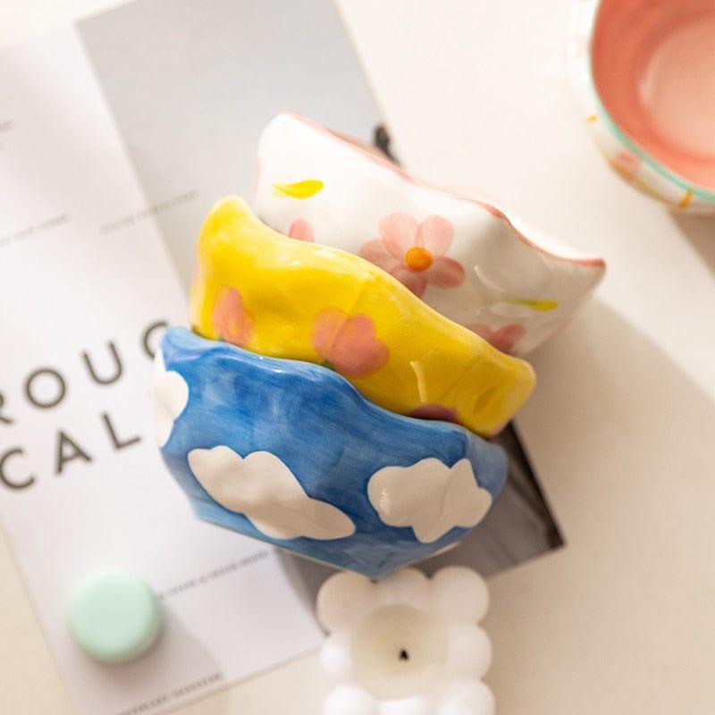 Handgemaakte keramische misosoepkom voor dagelijks gebruik