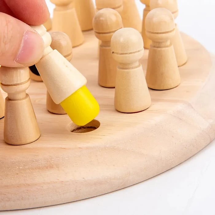 BrainMatch - Houten Memory Match Stick Chess [Laatste dag korting]