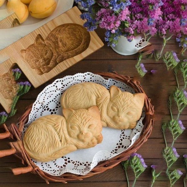 CarveBake - Koekjesvorm met houtgravure reliëf, vorm voor koekjes [Laatste dag korting]