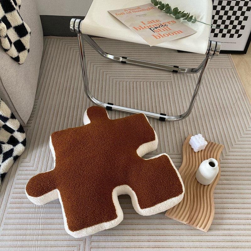 Kussen | Puzzelvorm | Zachte fleece