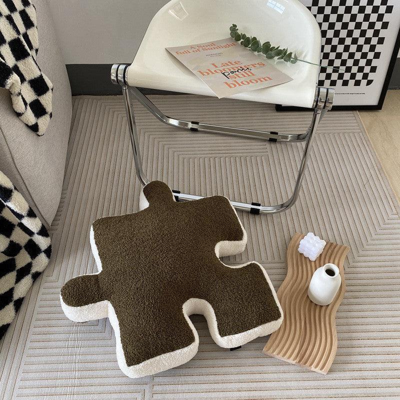 Kussen | Puzzelvorm | Zachte fleece