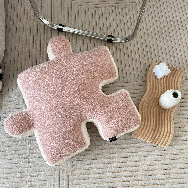 Kussen | Puzzelvorm | Zachte fleece