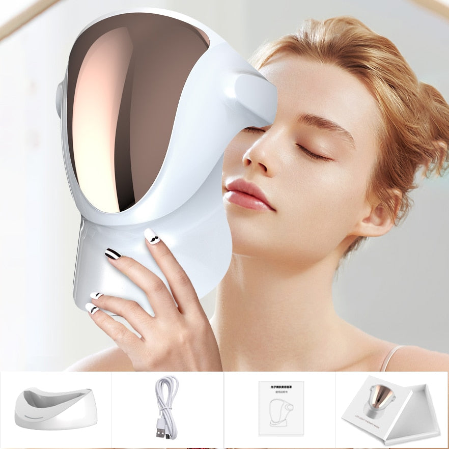 LumaGlow™ LED Lichttherapie Anti-Aging Masker