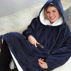 Zachte hoodie met ruime pasvorm voor thuis