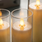 GloedVela sfeerverlichting op een tafel in een knusse woonomgeving