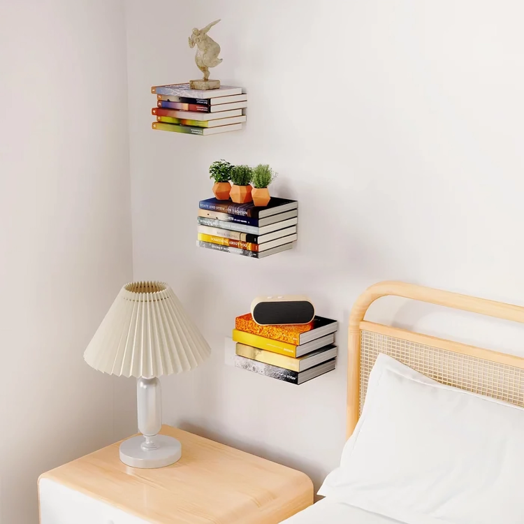 1+1 GRATIS | FloatyBooks - Onzichtbare zwevende boekenplanken