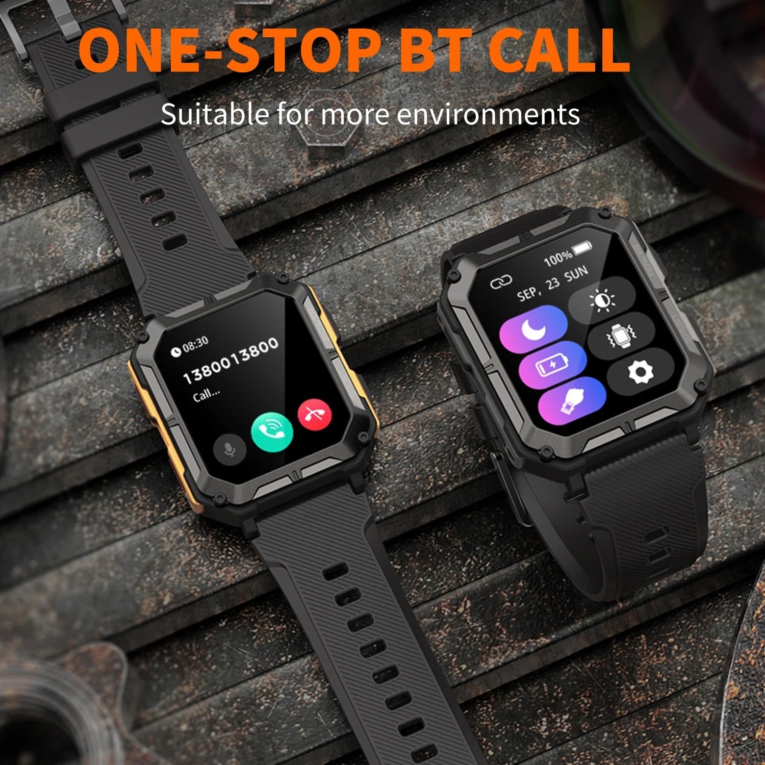 Robuuste Galaxy-geïnspireerde smartwatch voor actieve levensstijlen