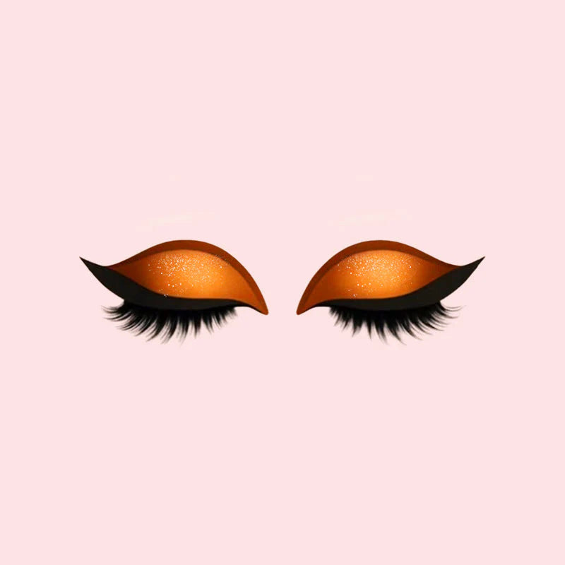 3-in-1 Oogschaduw, Eyeliner en Wimpers Sticker Set voor Directe Glamour