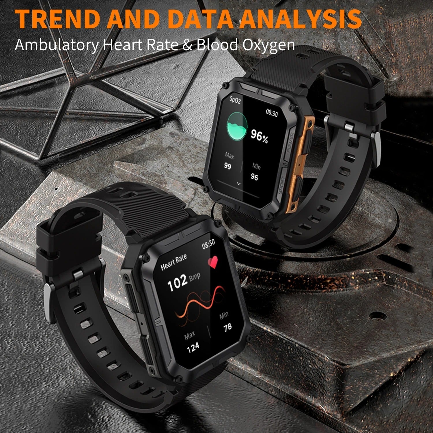 Robuuste Galaxy-geïnspireerde smartwatch voor actieve levensstijlen