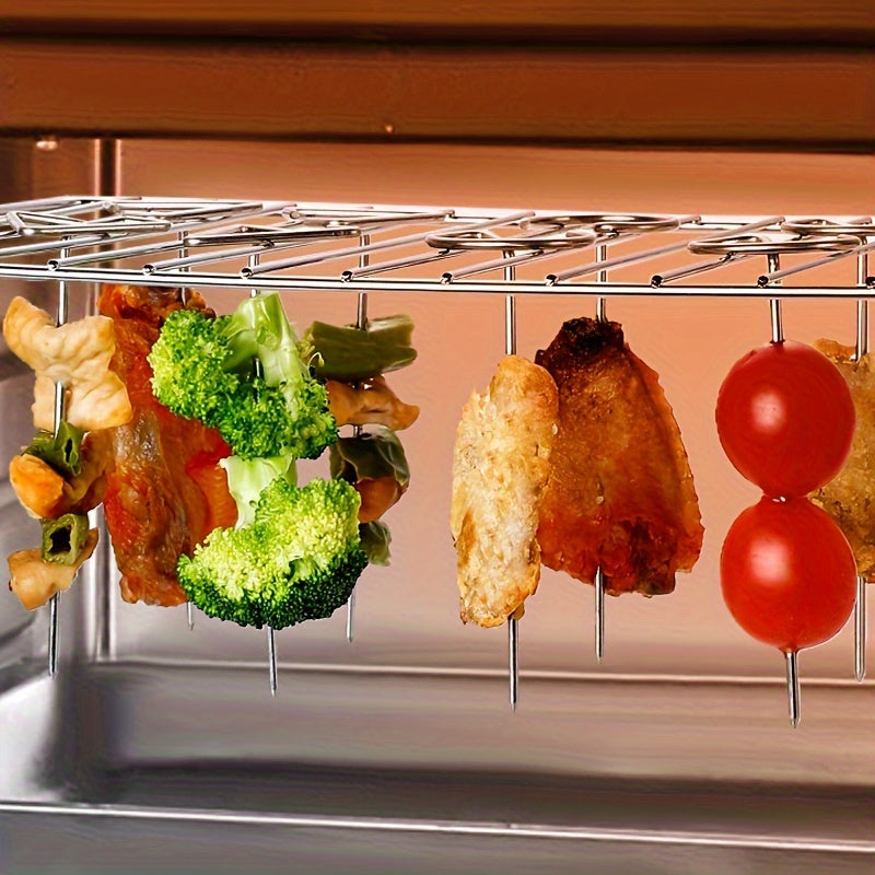 5+5 GRATIS | GrillElevate™ - De roestvrijstalen spiesen voor gelijkmatig en perfect grillen