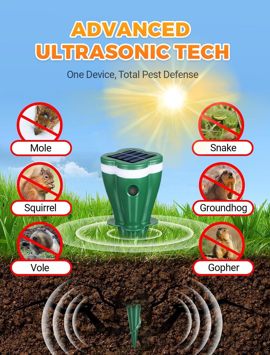 1+1 GRATIS | VibraGreen - Rust en stilte voor uw tuin