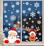 Feestelijke Raamstickers | Dubbelzijdige Kerstmotieven | Aanbrengen met Water