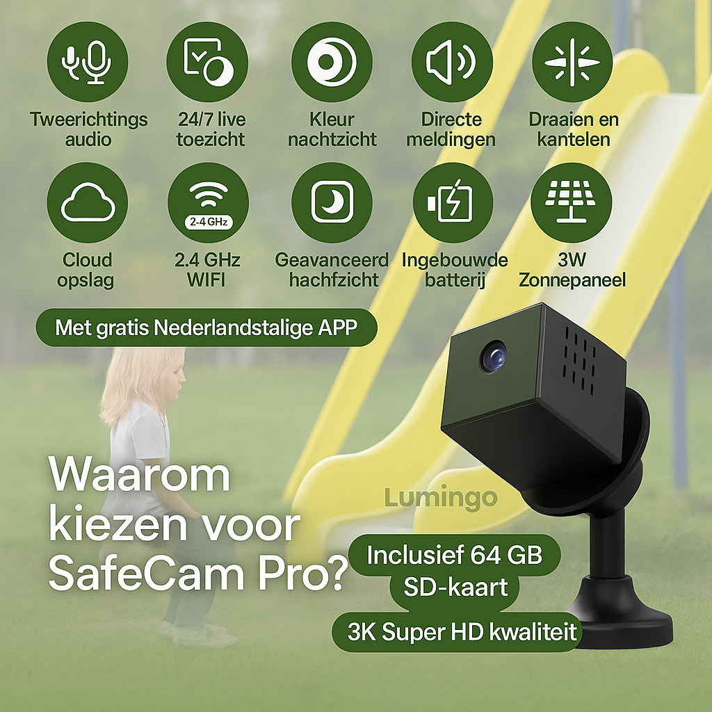 SafeView Max - Alles bewaken zonder WLAN of elektriciteit!