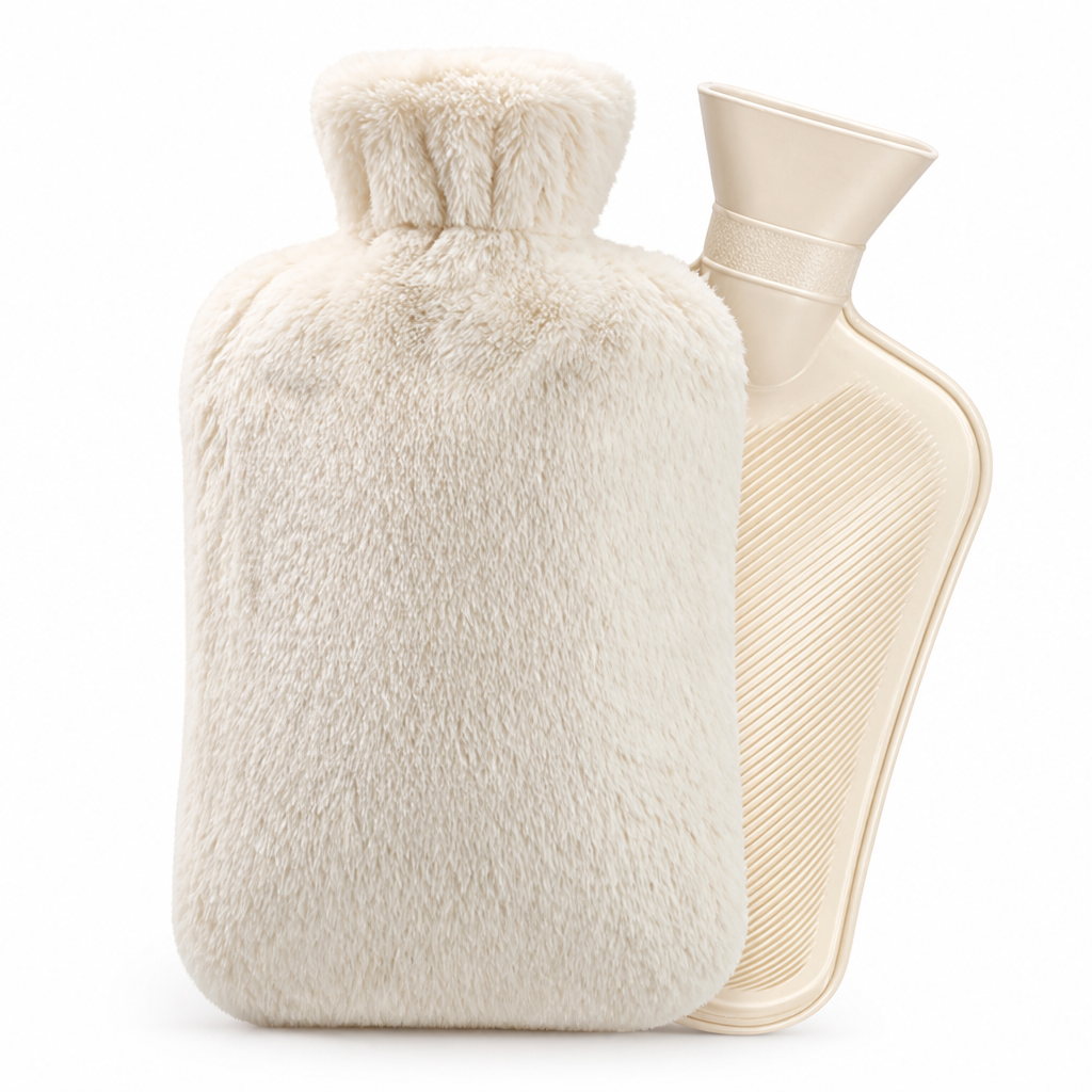 Warmwaterkruik | Zachte pluche hoes | Langdurige warmte