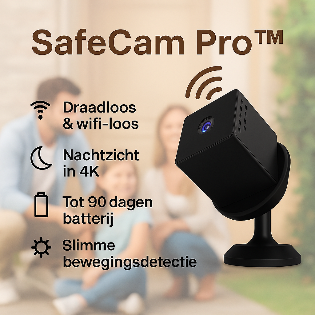 SafeView Max - Alles bewaken zonder WLAN of elektriciteit!