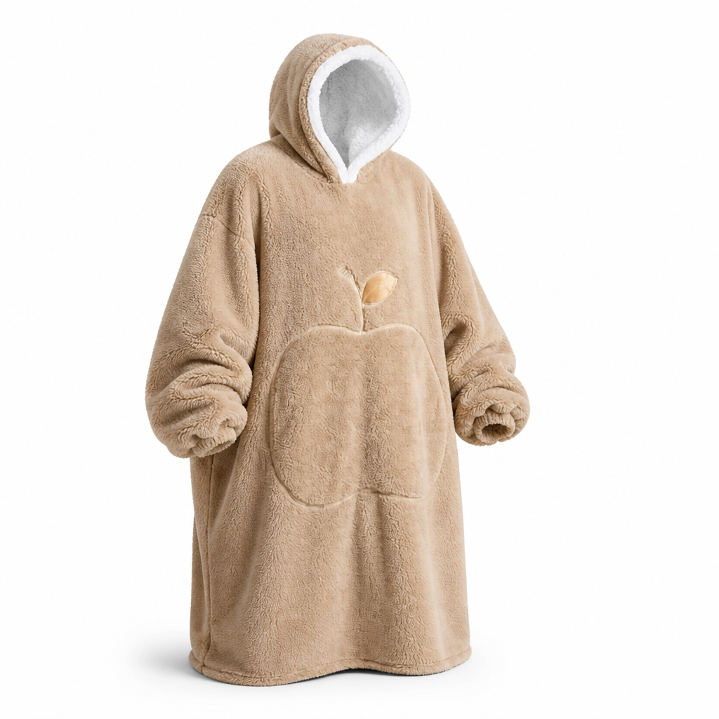 Oversized fleecehoodie | Zachte fleece | Kangoeroezak | Comfortabele pasvorm