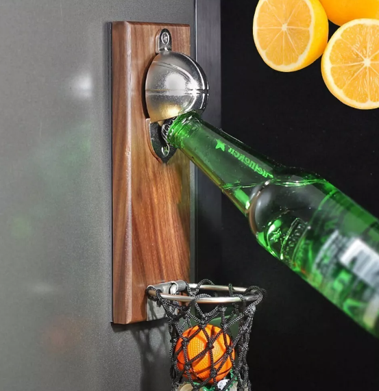 Op maat gegraveerde houten flesopener cadeau