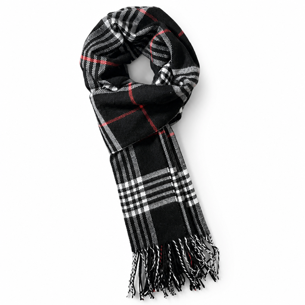 Extra lange Veylora fleece sjaal met soepel materiaal en comfortabele pasvorm