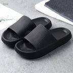 Comfortabele huisslippers met luchtig ontwerp en open teen