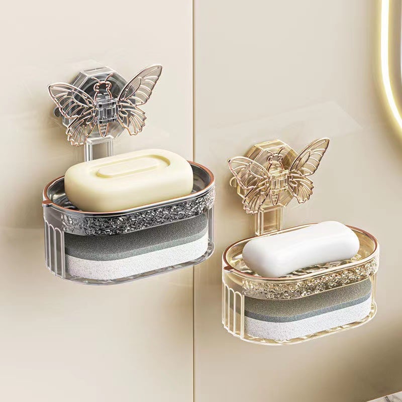 ButterFloat - Stijlvol vlinderzeepbakje voor badkamer & keuken